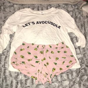 Avocado Pajama set